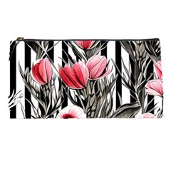 Chic Watercolor Flowers Pencil Case by GardenOfOphir