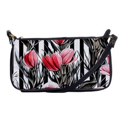 Chic Watercolor Flowers Shoulder Clutch Bag by GardenOfOphir