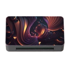 Ai Generated Swirls Space Design Fractal Light 3d Art Pattern Memory Card Reader With Cf by Ravend