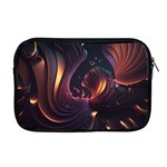 Ai Generated Swirls Space Design Fractal Light 3d Art Pattern Apple MacBook Pro 17  Zipper Case Front