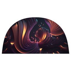 Ai Generated Swirls Space Design Fractal Light 3d Art Pattern Anti Scalding Pot Cap by Ravend