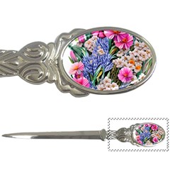 Bountiful Watercolor Flowers Letter Opener by GardenOfOphir