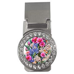 Bountiful Watercolor Flowers Money Clips (cz)  by GardenOfOphir