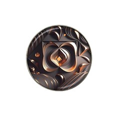 Ai Generated Swirls Space Design Fractal Light 3d Pattern Hat Clip Ball Marker (4 Pack) by Ravend