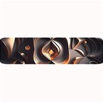 Ai Generated Swirls Space Design Fractal Light 3d Pattern Large Bar Mat 32 x8.5  Bar Mat