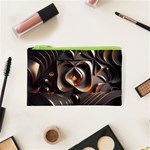 Ai Generated Swirls Space Design Fractal Light 3d Pattern Cosmetic Bag (XS) Front