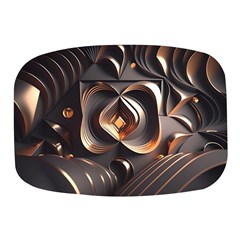 Ai Generated Swirls Space Design Fractal Light 3d Pattern Mini Square Pill Box