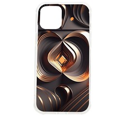 Ai Generated Swirls Space Design Fractal Light 3d Pattern Iphone 12 Pro Max Tpu Uv Print Case by Ravend