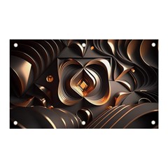 Ai Generated Swirls Space Design Fractal Light 3d Pattern Banner And Sign 5  X 3  by Ravend