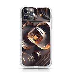 Ai Generated Swirls Space Design Fractal Light 3d Pattern Iphone 11 Pro 5 8 Inch Tpu Uv Print Case