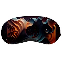 Ai Generated Space Design Fractal Light Motion Sleeping Mask by Ravend