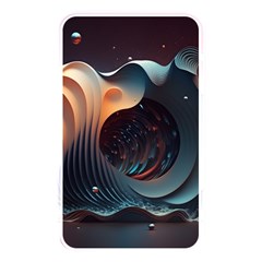 Ai Generated Space Design Fractal Light Motion Memory Card Reader (rectangular)