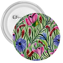 Celestial Watercolor Flower 3  Buttons by GardenOfOphir