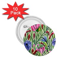 Celestial Watercolor Flower 1 75  Buttons (10 Pack) by GardenOfOphir