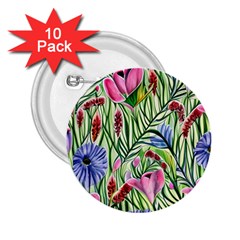 Celestial Watercolor Flower 2 25  Buttons (10 Pack)  by GardenOfOphir