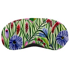 Celestial Watercolor Flower Sleeping Mask by GardenOfOphir