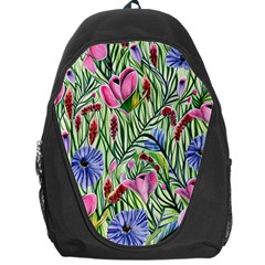 Celestial Watercolor Flower Backpack Bag