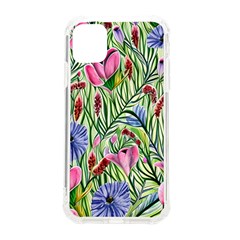 Celestial Watercolor Flower Iphone 11 Tpu Uv Print Case by GardenOfOphir