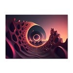 Ai Generated Swirl Space Design Fractal Light 3d Art Sticker A4 (100 pack) Front