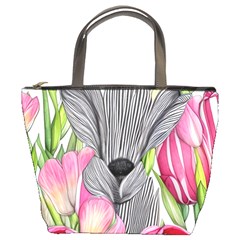 Budding And Captivating Bucket Bag by GardenOfOphir