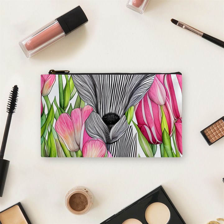 Budding And Captivating Cosmetic Bag (Small)