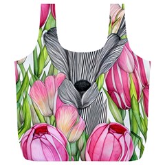 Budding And Captivating Full Print Recycle Bag (xl) by GardenOfOphir