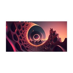 Ai Generated Swirl Space Design Fractal Light 3d Art Yoga Headband by Ravend