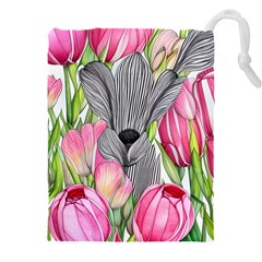 Budding And Captivating Drawstring Pouch (4xl) by GardenOfOphir