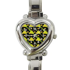 Background Graphic Decor Backdrop Design Art Heart Italian Charm Watch by Ravend