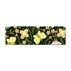 Flowers Rose Blossom Pattern Creative Motif Sticker Bumper (10 Pack) by Ravend