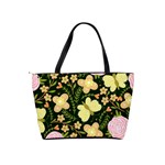 Flowers Rose Blossom Pattern Creative Motif Classic Shoulder Handbag Back