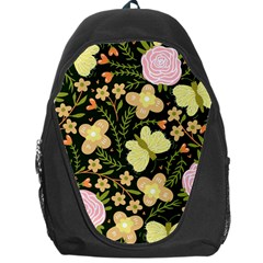 Flowers Rose Blossom Pattern Creative Motif Backpack Bag