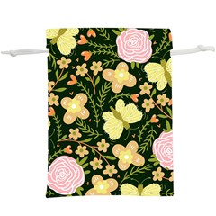 Flowers Rose Blossom Pattern Creative Motif Lightweight Drawstring Pouch (xl) by Ravend