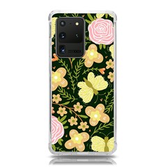 Flowers Rose Blossom Pattern Creative Motif Samsung Galaxy S20 Ultra 6 9 Inch Tpu Uv Case by Ravend