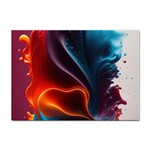 Ai Generated Swirl Splash Blaze Design Art Sticker A4 (10 pack) Front