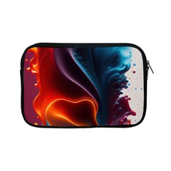 Ai Generated Swirl Splash Blaze Design Art Apple Ipad Mini Zipper Cases by Ravend