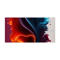 Ai Generated Swirl Splash Blaze Design Art Yoga Headband by Ravend