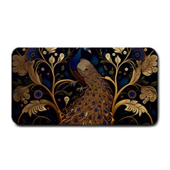 Peacock Plumage Bird Decorative Pattern Graceful Medium Bar Mat by Ravend