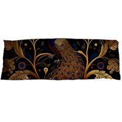 Peacock Plumage Bird Decorative Pattern Graceful Body Pillow Case Dakimakura (two Sides) by Ravend