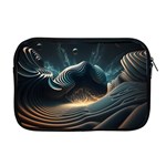 Ai Generated Swirl Space Design Fractal Light Apple MacBook Pro 17  Zipper Case Front