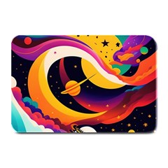 Ai Generated Moon Art Design Graphic Shape Plate Mats by Ravend