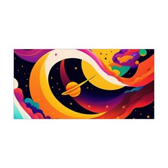 Ai Generated Moon Art Design Graphic Shape Yoga Headband by Ravend