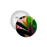 Ai Generated Tropical Leaves Foliage Wallpaper 1.75  Buttons Front