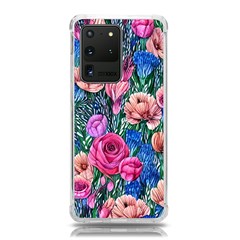 Bright And Brilliant Watercolor Flowers Samsung Galaxy S20 Ultra 6 9 Inch Tpu Uv Case by GardenOfOphir