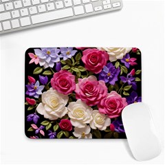 Ai Generated Roses Flowers Petals Bouquet Wedding Small Mousepad by Ravend