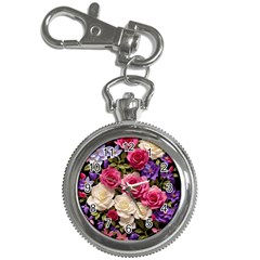 Ai Generated Roses Flowers Petals Bouquet Wedding Key Chain Watches by Ravend