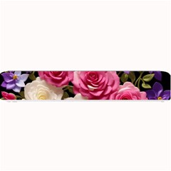 Ai Generated Roses Flowers Petals Bouquet Wedding Small Bar Mat by Ravend