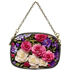 Ai Generated Roses Flowers Petals Bouquet Wedding Chain Purse (one Side) by Ravend