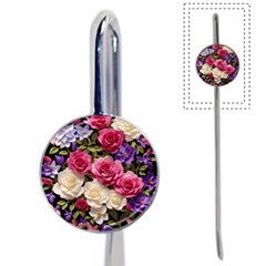 Ai Generated Roses Flowers Petals Bouquet Wedding Book Mark by Ravend