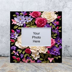 Ai Generated Roses Flowers Petals Bouquet Wedding White Box Photo Frame 4  X 6  by Ravend